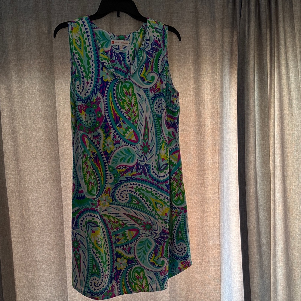 Jude Connally Multicolor Paisley Midi Dress